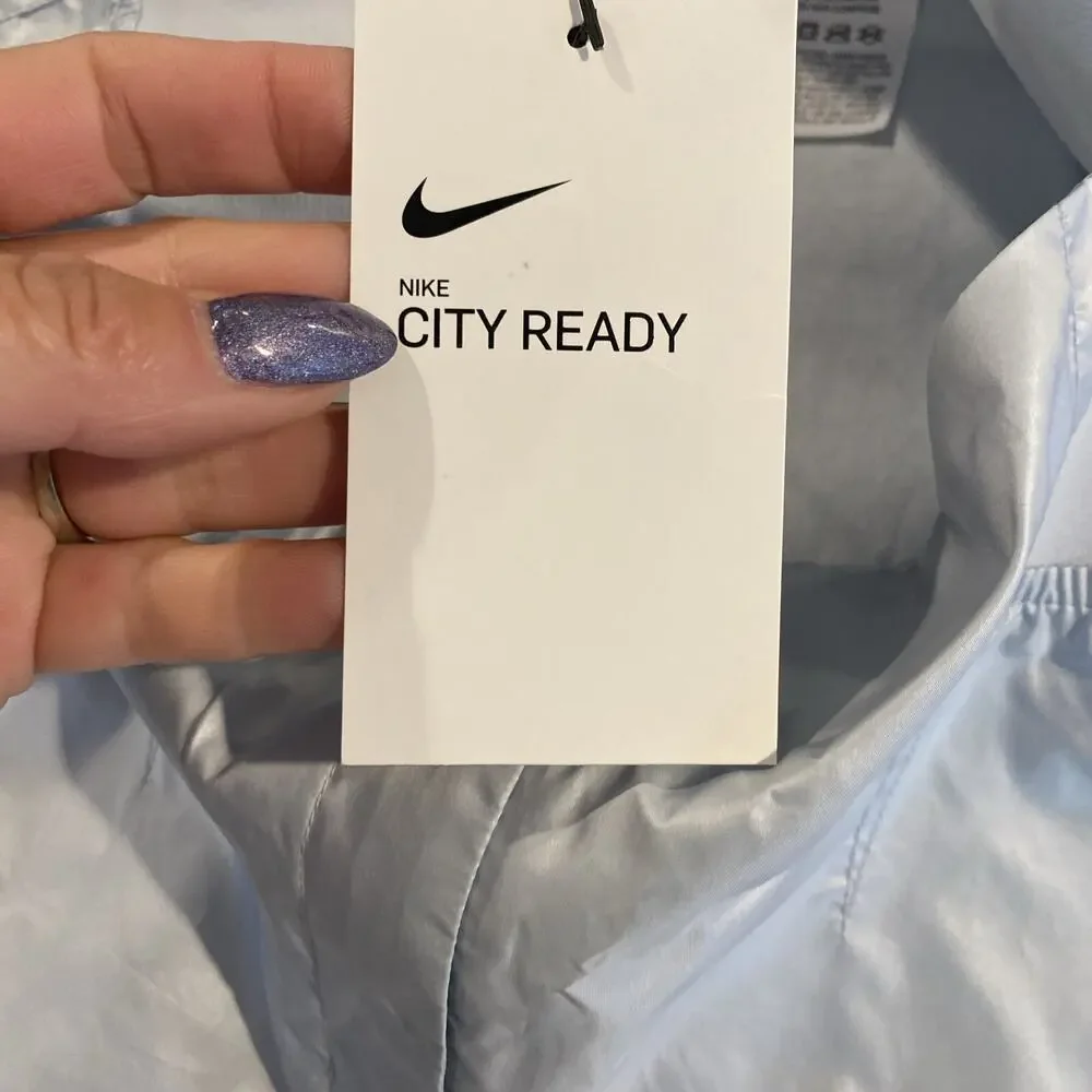 Nike City Ready Reflective High Cut 2 In 1 Shorts CJ4147 Aura Blue Sz Sm